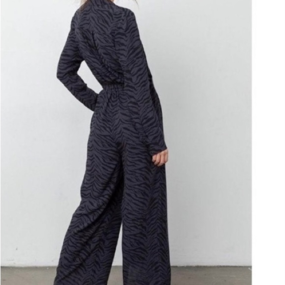 New | Rails Callan Wide Leg Button Front Jumpsuit… - image 3